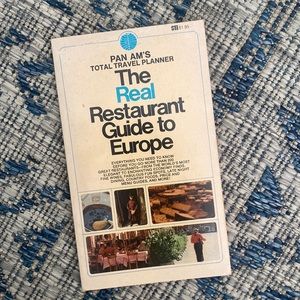 Authentic Pan Am Restaurant Guide to Europe 1973 unused condition